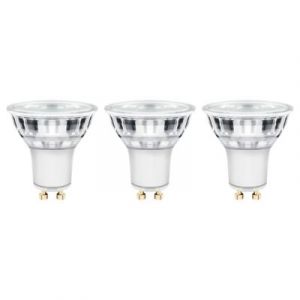 Lot 3 ampoules LED spot réflecteur GU10 345lm 3.6W = 35W Ø5cm Diall blanc neutre