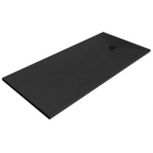 Receveur de douche 90 x 180 cm, résine, noir, Douro GoodHome