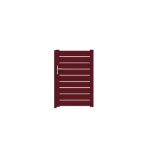 Portillon rioz 100x152 cm Rouge pourpre cm Rouge pourpre 3004 Jardimat