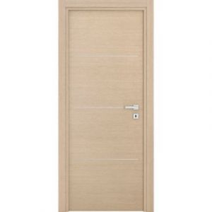 Bloc-porte Triaconta bois naturel H.204 x l.63 cm, poussant gauche