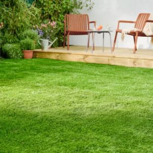 Rouleau de gazon synth&eacute;tique L.4m x l.1m H.45mm Lygna Klikstrom