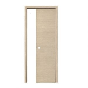 Kit de finition bois naturel pour porte &agrave; galandage