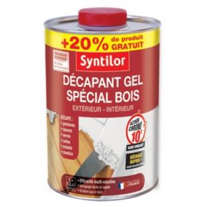 Décapant gel spécial bois Syntilor 1L + 20% gratuit