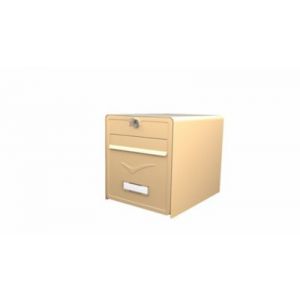 Bo&icirc;te aux lettres 2 portes Bal&eacute;o Beige Burg-Wachter
