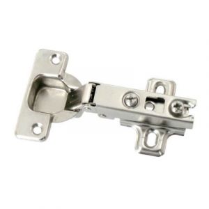 Charnière invisible slide-on acier nickelé pour porte à recouvrement Diall Ø35 mm 110°, lot de 2