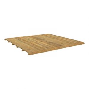 Plancher bois trait&eacute; autoclave pour Abri de jardin Klikstrom Bela&iuml;a de surface int&eacute;rieure de 7,3m&sup2;
