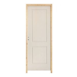 Bloc-porte Camargue blanc lisse pro H.204 x l.83 cm, poussant droit