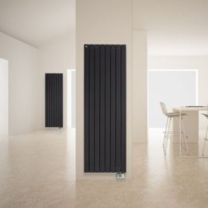 Radiateur électrique à inertie fluide Delatacalor Ramada 2000W anthracite vertical