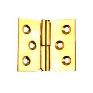 Paumelle laitonn&eacute;e 50 x 40 mm droite vendue par 2