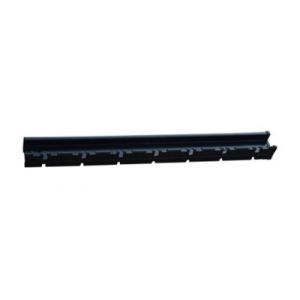 Poteau de clôture à encoche Blooma noir h.110 cm