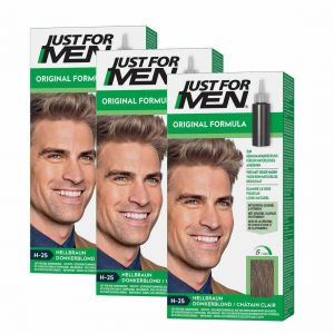 COLORATIONS CHEVEUX Châtain Clair - PACK 3-Just For Men