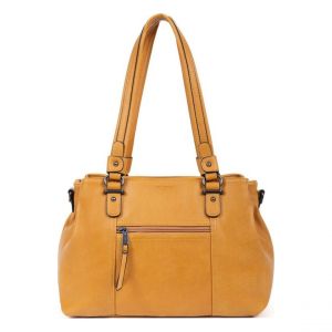 Sac porté épaule 2 anses GRACIEUSE Moutarde Gail