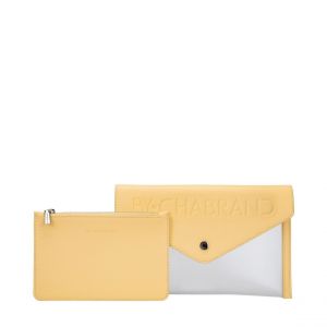 Pochette jaune et transparent