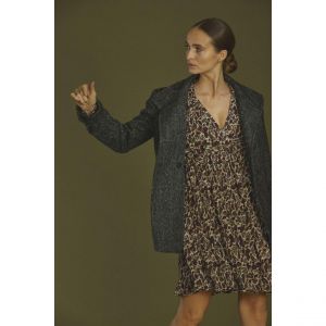 Robe evas&eacute;e, patineuse MIHABE rouge