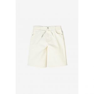 Short en jeans fille CARPUGI blanc Lola