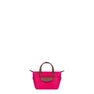 Sac cabas port&eacute; main POP Fuchsia prune Liz