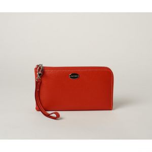 Pochette LUEUR BUNI Rouge  XS  en cuir