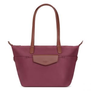 Sac cabas port&eacute; &eacute;paule violet en nylon Isa