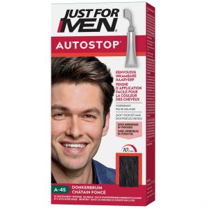 AUTOSTOP Châtain Foncé - Coloration Cheveux Homme-Just For Men
