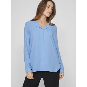 Chemisier à col fendu Lucy turquoise Dee