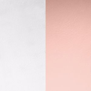 Cuir Collier Les Georgettes CUIR-COLLIER-RCGC-ROND - Cuir Collier Rose Clair Gris Clair Femme