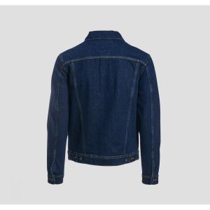 VESTE DROITE BOUTONN&Eacute;E EN JEAN