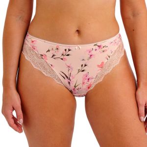 culotte en dentelle imprim&eacute;e rose