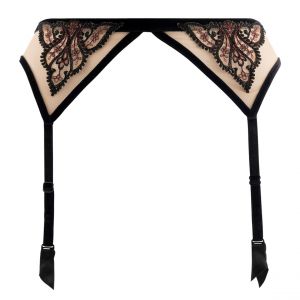 Porte-jarretelles beige