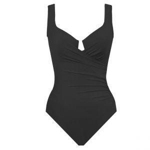 Maillot de bain une pi&egrave;ce gainant noir Bonnet C &agrave; G  en nylon