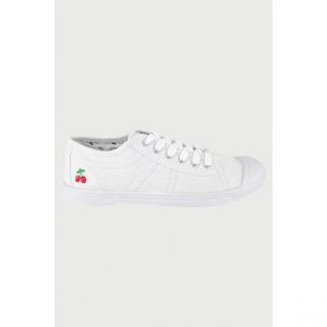 Tennis femme blanc en toile