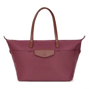 Sac de voyage violet en nylon Amy