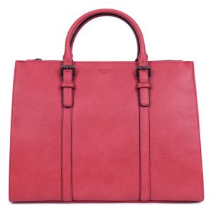 Sac porté main 2 poignées - A4 - Framboise - Gracieuse rose