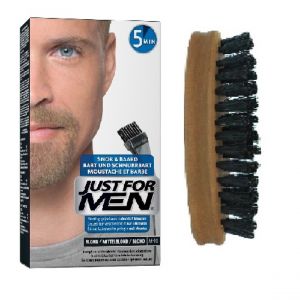 PACK COLORATION BARBE BLONDE ET BROSSE &Agrave; BARBE - Couleur Naturelle-Just For Men