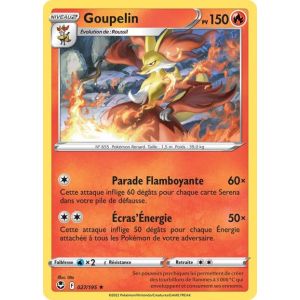 Carte Pokemon - Goupelin - 027/195 - Rare - Eb12 Tempête Argentée - - Occasion