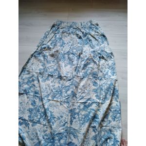 Paire De Rideaux Blancs Et Bleus 120 X 190 - Occasion