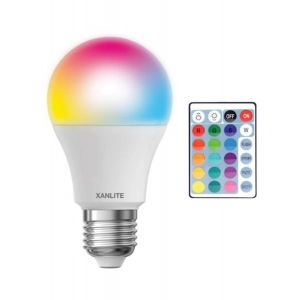 Xanlite - Ampoule Led A60 Culot E27 8,5w Cons. (60w Eq.) Lumi&egrave;re Blanc Chaud Ou Lumi&egrave;re Rvb Avec T&eacute;l&eacute;commande - Servbrw - Occasion