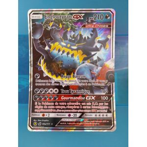 Grande Carte Pokemon Engloutyran Gx. La Carte Fait 14,6 Cm De Largeur Et 20,3 Cm De Longueur. - Occasion