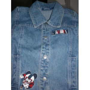 Blouson Jean Disney Mickey Enfant Neuf 4 Ans - Occasion
