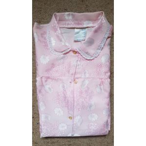 Chemise De Nuit 38/40 - Flanelle Coton - Neuve - Occasion