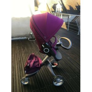 Poussette Stokke Xplory Couleur Prune - Occasion