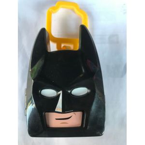 Batman : Boîtier Lego / Mc Do Plat En Plastique - Année 2019 Avec Jeu Labyrinthe Et Bille À L Intérieur Et Carte Sur Le Côté - - Occasion