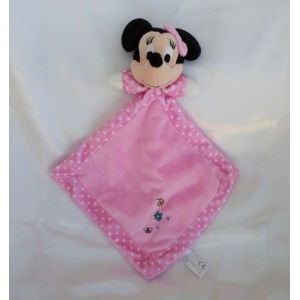 Doudou Peluche Plat Minnie Rose Coccinelle Fleur Papillon Nicotoy - Occasion