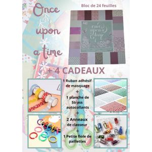 Papier Scrapbooking Bloc De 24 Feuilles 30,5 X 30,5 Cm Th&egrave;me "Once Upon A Time - Occasion