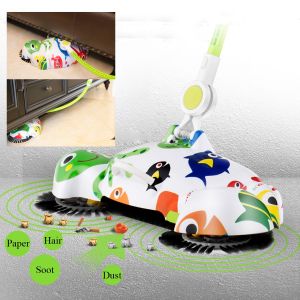 360&deg; Balai Sans &Eacute;lectrique Aspirateur Automatique Nettoyage Brosse Balayeuse - Occasion