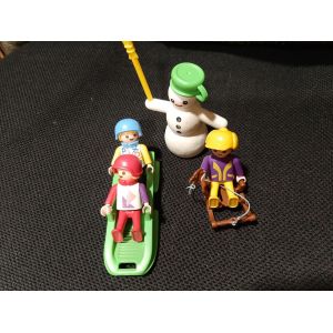 Playmobil Vintage 3688 Enfants Et Luge - Occasion