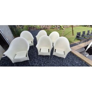 Lot De 6 Chaises Kartell Starck Lord Yo - Occasion