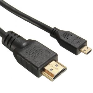 Câble Micro HDMI Mâle vers HDMI, Compatible avec Smartphones et Tablettes, 0.5m, 1m, 1.5m, 2m, 1080P - Occasion