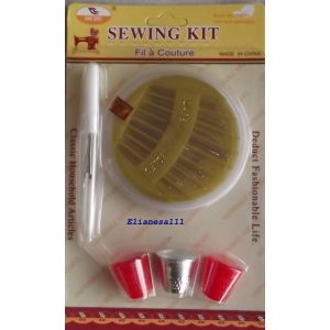 Decoud Vite Aiguilles Aiguille 3 Dés Coudre Mercerie Couture Jaune Sewing Need - Occasion