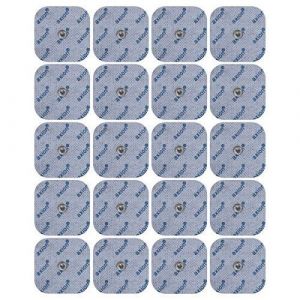 Axion - Pack &Eacute;conomique De 20 &Eacute;lectrodes 45 Mm X 45 Mm - Compatible Avec Beurer Tens - Ems (Em 40 / Em 41 / Em 41.1 / Em 80) Et Sanitas (Sem 40 / 42) - Occasion