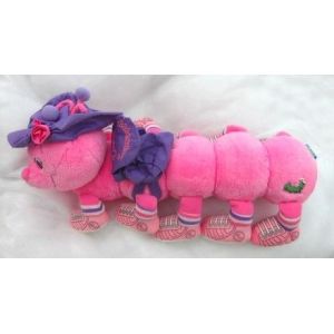 Doudou Peluche Mille Pattes Artsy Rose Chapeau Et Sac A Dos Violet Lovey Leggggggs Familipattes Lansay - Occasion